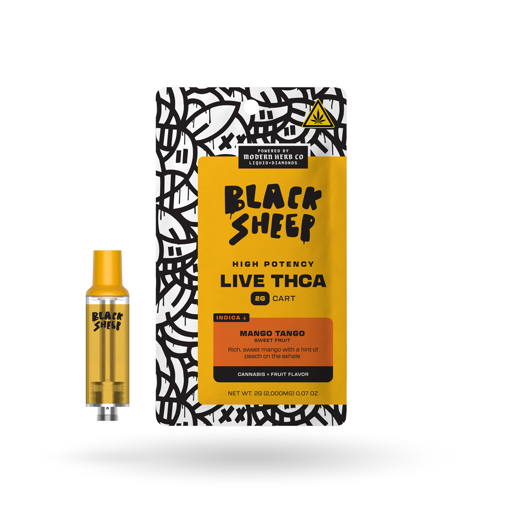 Liquid Diamonds Vape Cartridge: Mango Tango (Indica), 2g
