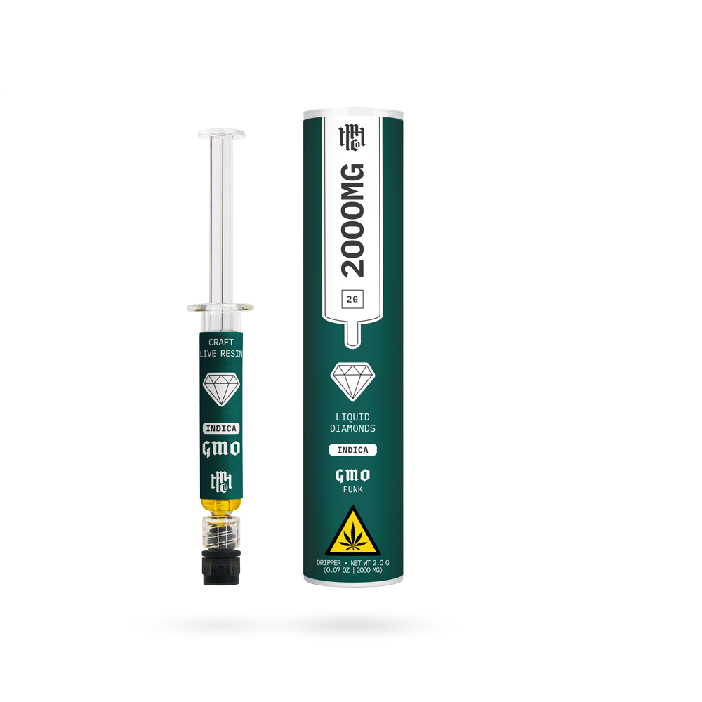 The Hemp Collect THCa Dripper Live Resin Liquid Diamonds: GMO (Indica) 2g