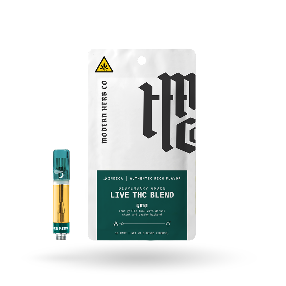 The Hemp Collect Live THC Vape Cartridge: GMO (Indica) 1g