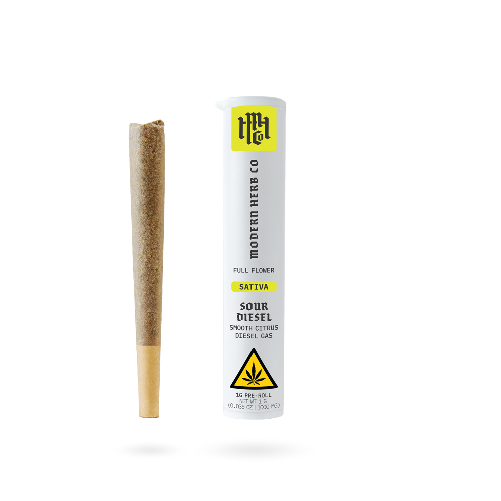 The Hemp Collect Pre Roll THCa Flower: Sour Diesel (Sativa), 1g