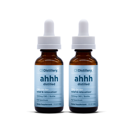 CBDistillery 2 x 1000mg Full Spectrum CBD Tincture Bundle