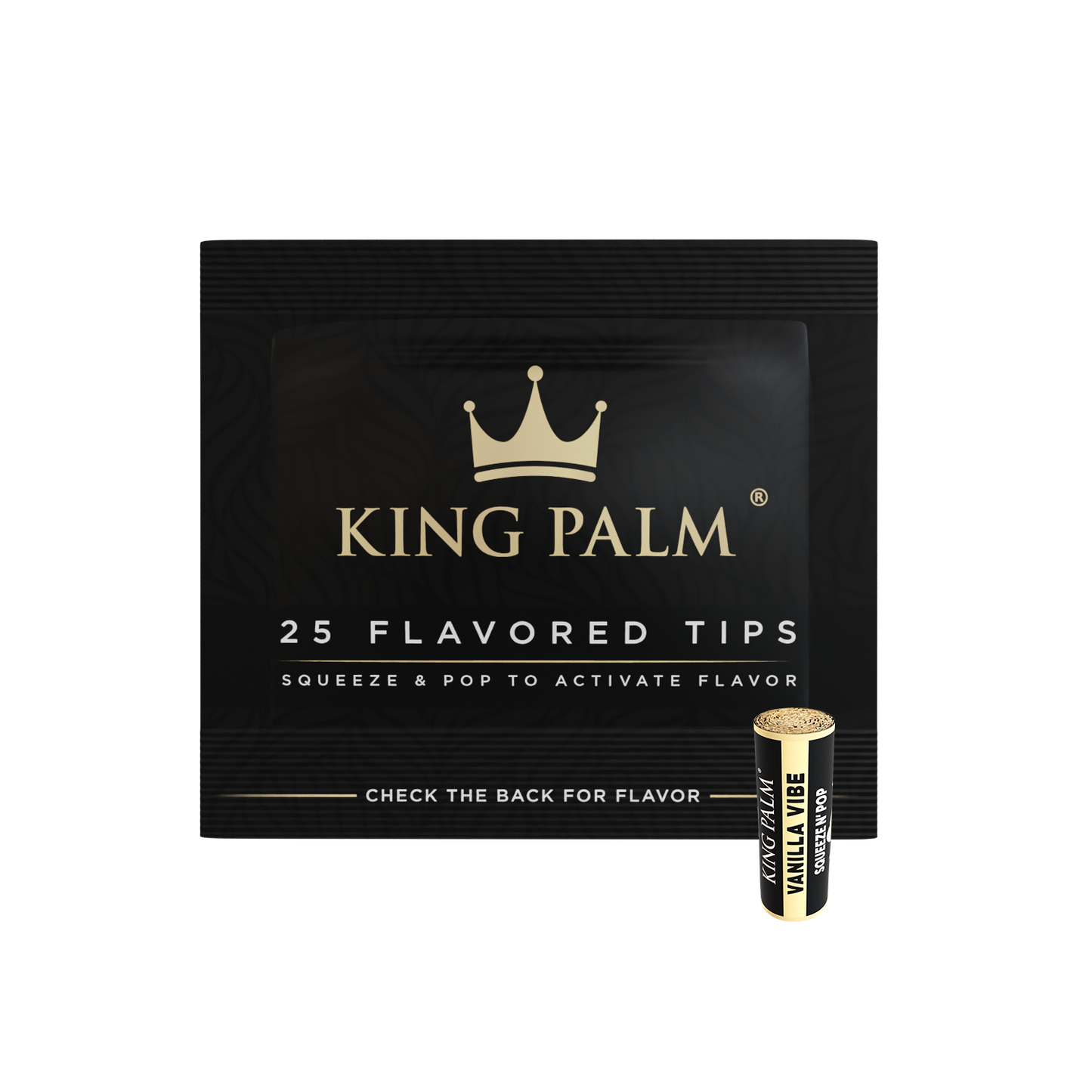 King Palm 25 Flavored Filters – Vanilla Vibe (10mm)