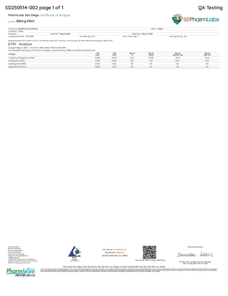 7Stax Premium 7-OH Kratom Alkaloid Tablets (400mg – 5 Count)