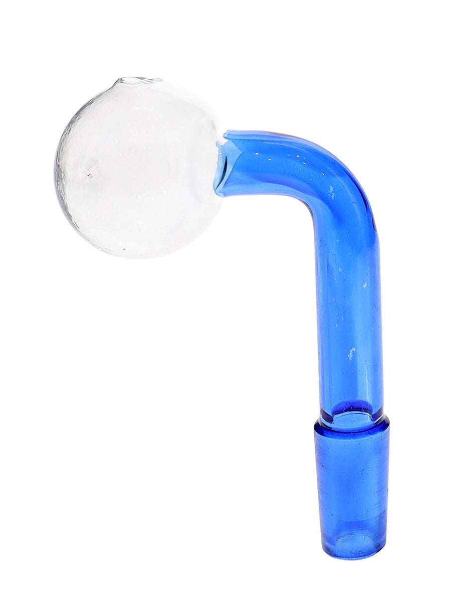 14MM Male Dark Blue Glass On Glass Oil Burner Adapter Best Sales Price - Bongs