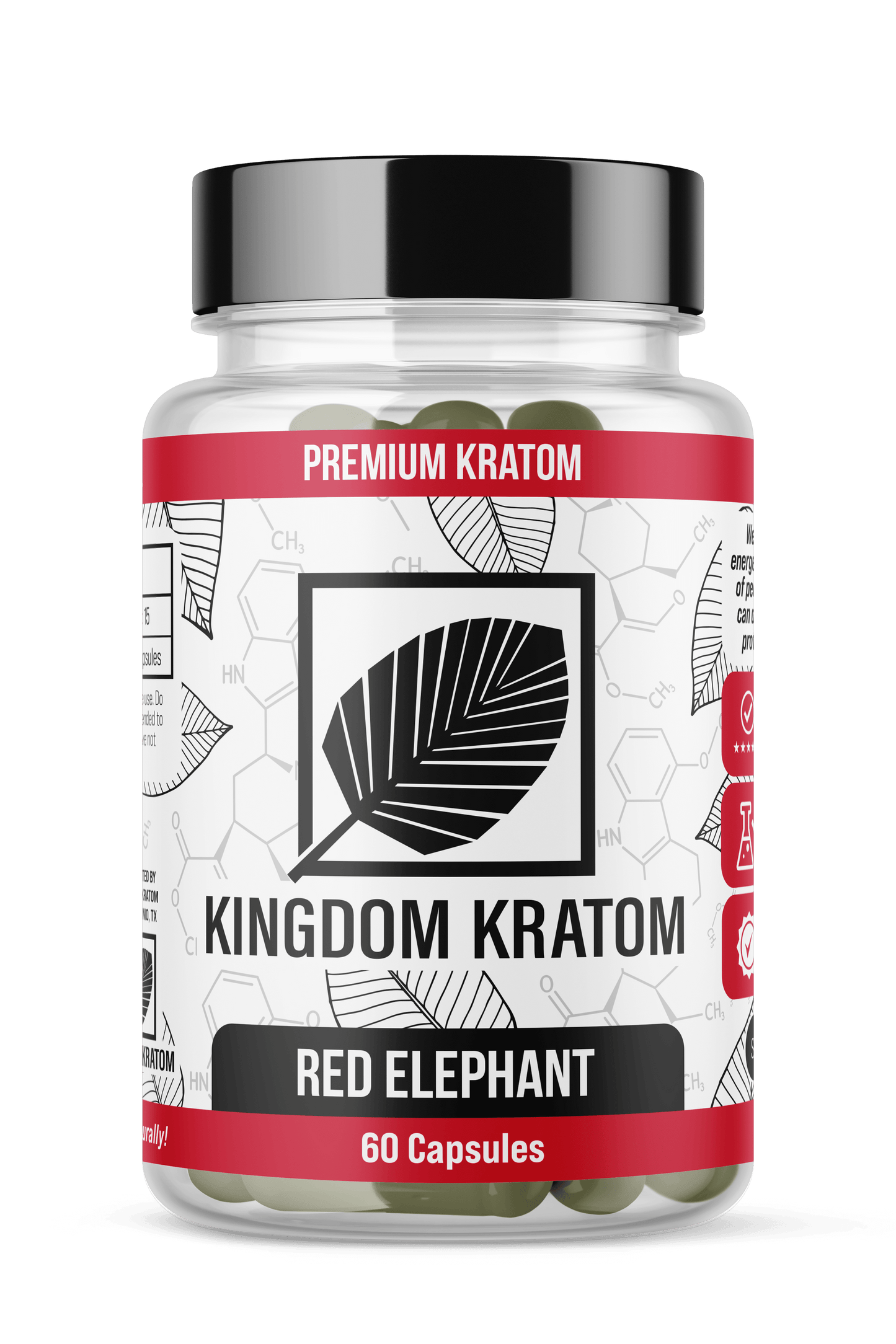 Kingdom Kratom Red Elephant Kratom Capsules