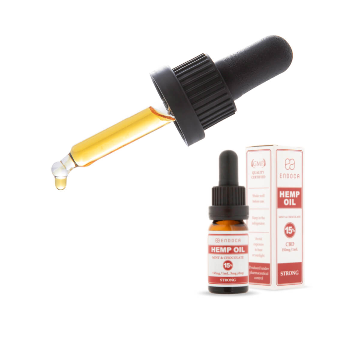 Endoca DE SCHOKOLADE MINZE CBD ÖL (THC FREI) 150MG CBD/ML