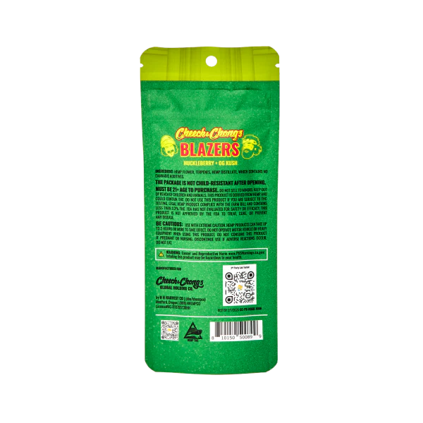 Cheech and Chongs Blazers – Huckleberry+OG Kush – Preroll — Direct From Cheech & Chong