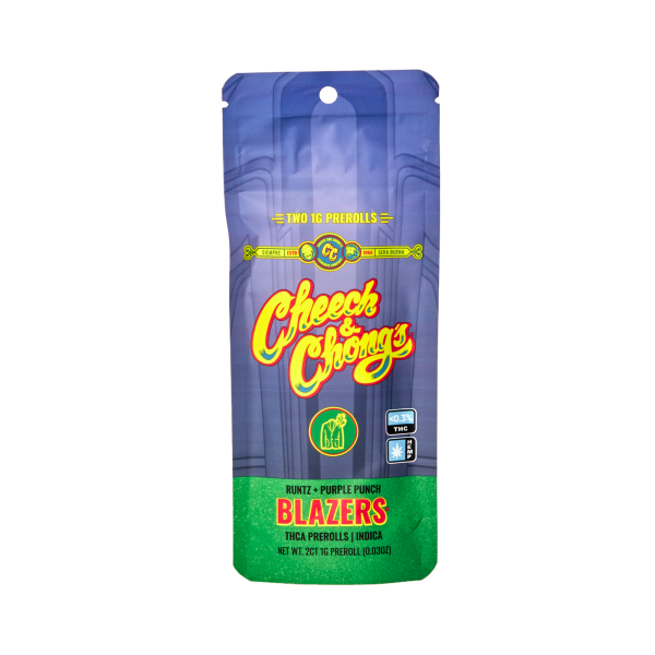 Cheech and Chongs Blazers – Runtz + Purple Punch – Preroll — Direct From Cheech & Chong