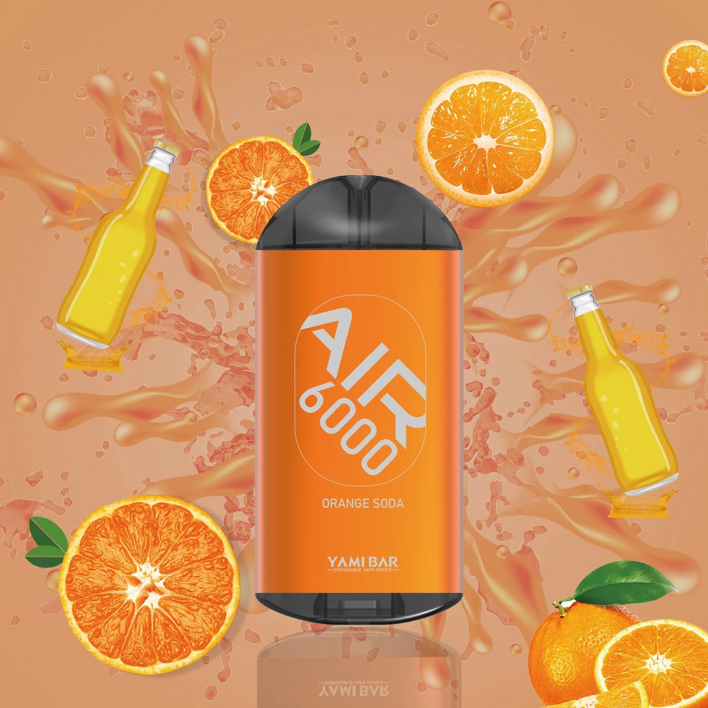 Yami Bar Air 6000 Disposable 6000 Puffs - Orange Soda Best Sales Price - Disposables