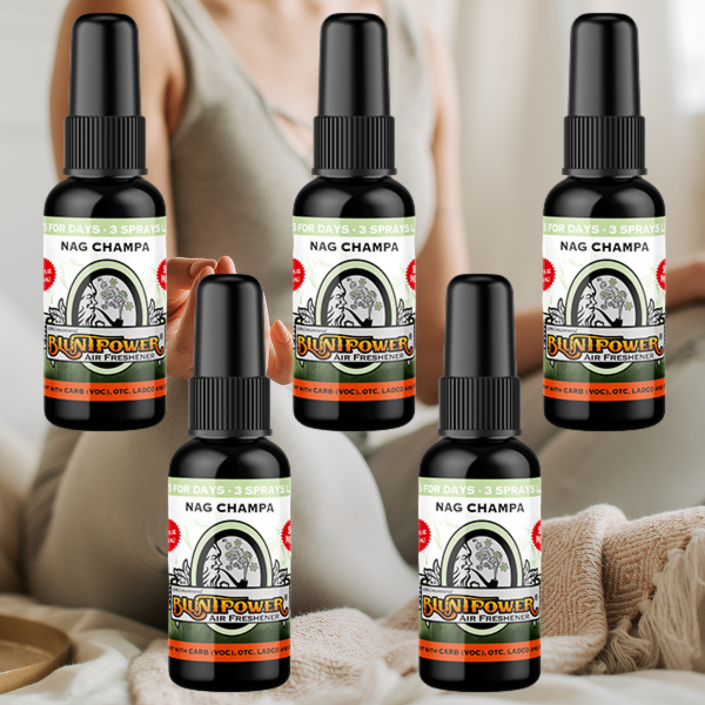 Nag Champa Air Freshener Spray Best Sales Price - Smoke Odor Eliminators