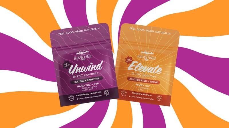Mission Farms Elevate & Unwind Delta-9 THC Gummies Sample Pack Best Sales Price - Gummies