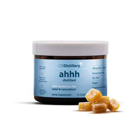 CBDistillery 30mg Broad Spectrum CBD Anytime Gummies - 0% THC*