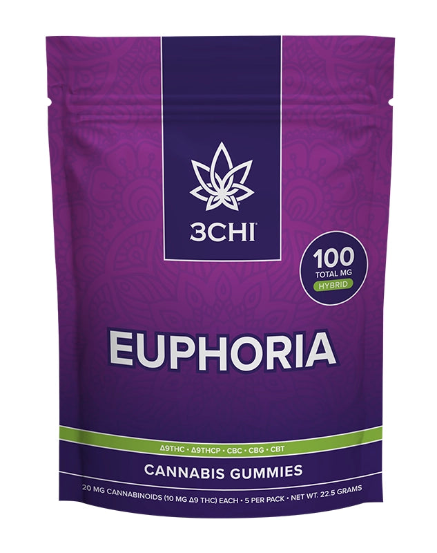 3Chi Euphoria Gummies – Natural ∆9 THC Blends