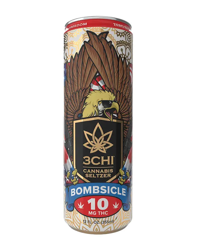 3Chi Delta 9 THC Seltzers – Bombsicle – 10mg