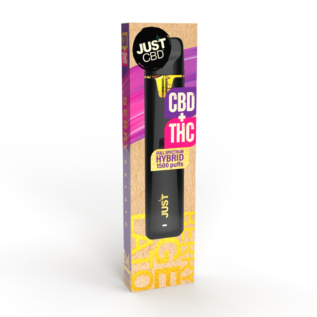 JustCBD 1500mg CBD+THC Disposable Vape Hybrid Best Sales Price - Vape Pens