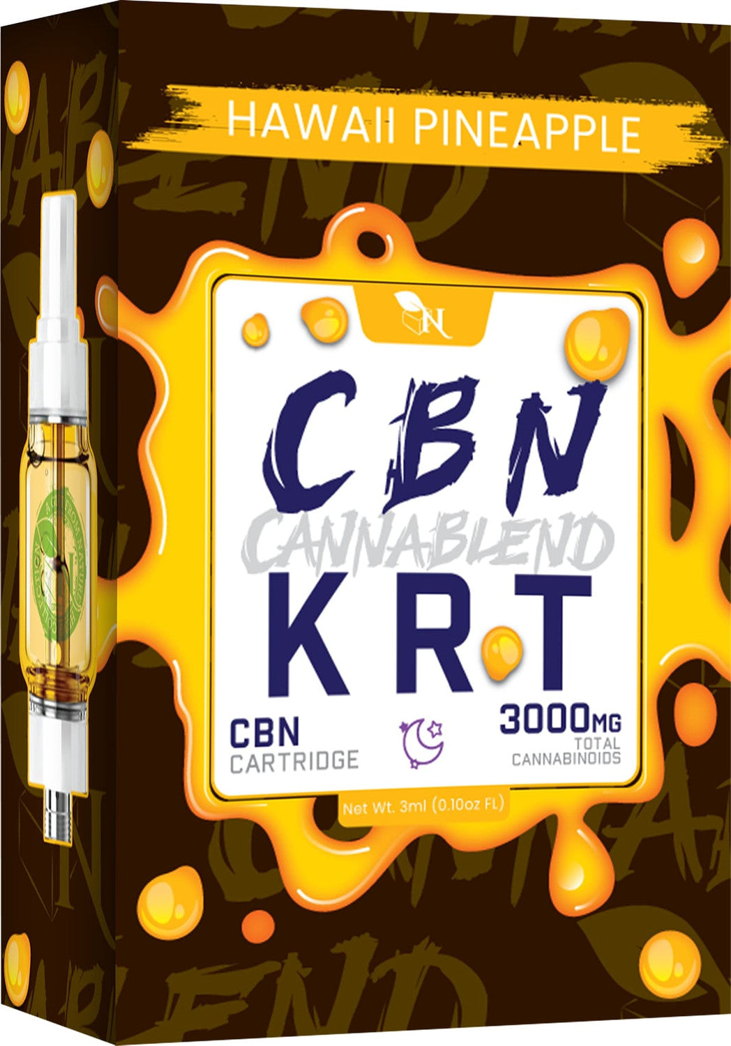 CBN KRT - HAWAII PINEAPPLE- 3000MG - INDICA