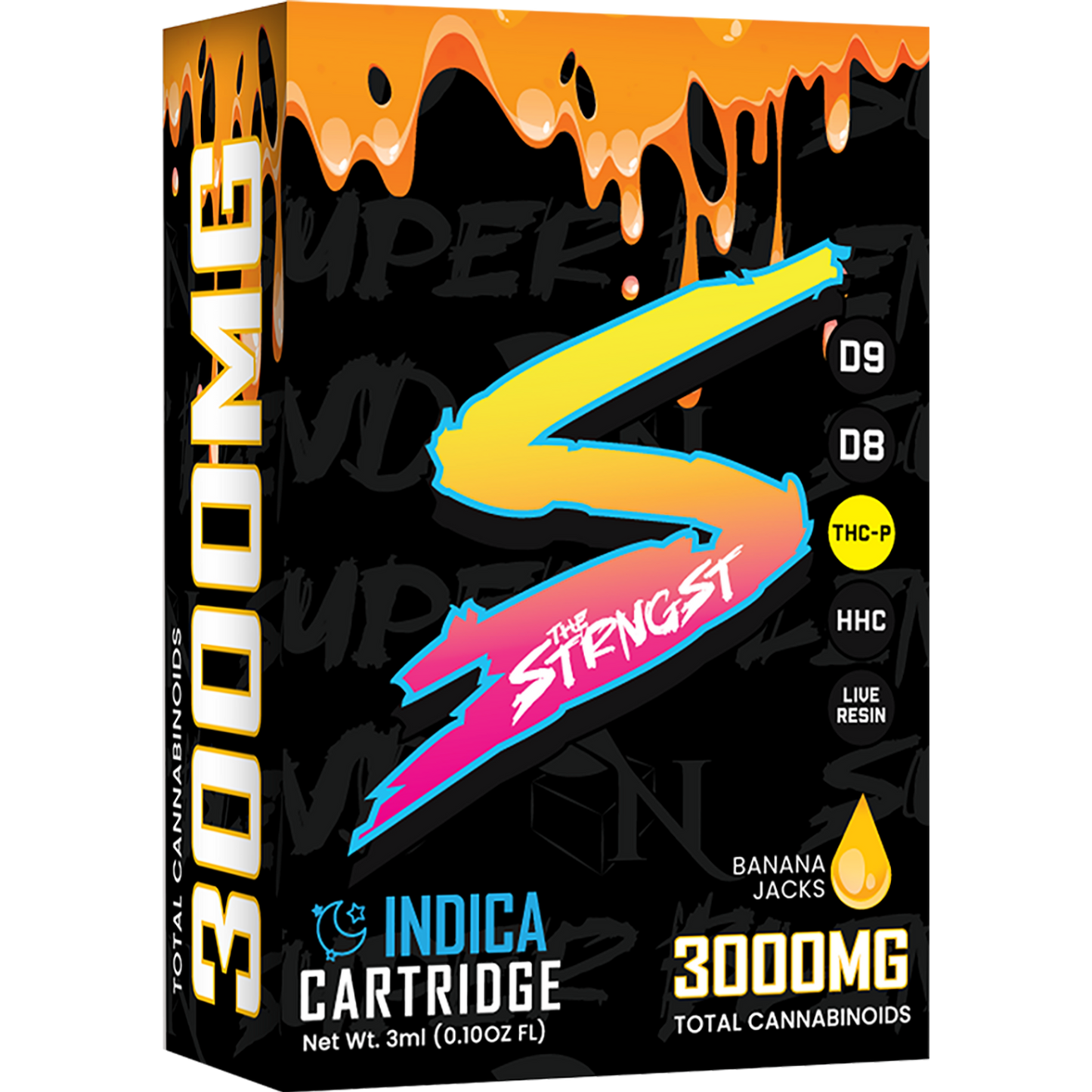 THE STRONGEST CRT - 3000MG - BANANA JACKS - INDICA