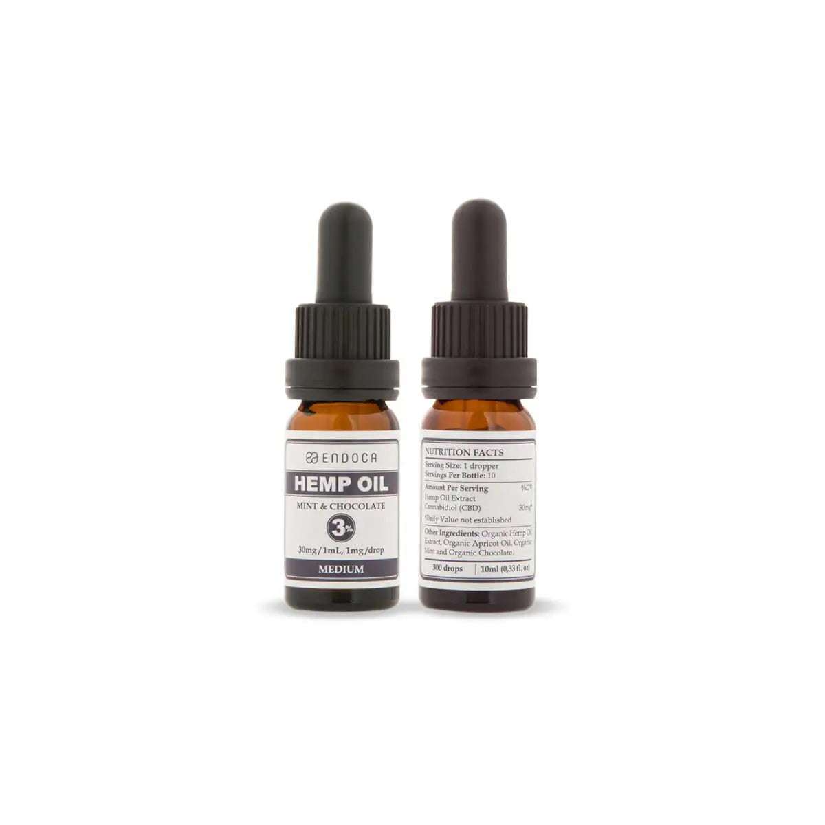Endoca CBD oil 30mg/ml with chocolate mint
