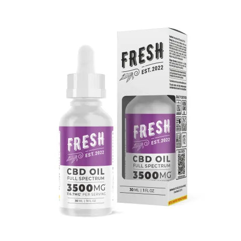 3,500mg Full Spectrum CBD Oil - Fresh
