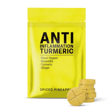 500mg Anti-Inflammation Turmeric Tablets - Spiced Pineapple - Mood Tablets
