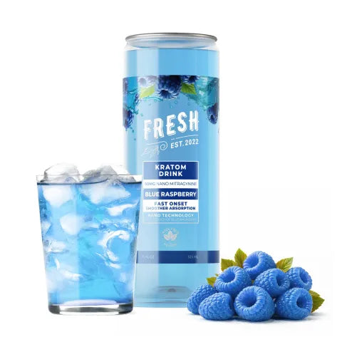 50mg Kratom Nano - Electrolyte Drink - Blue Raspberry