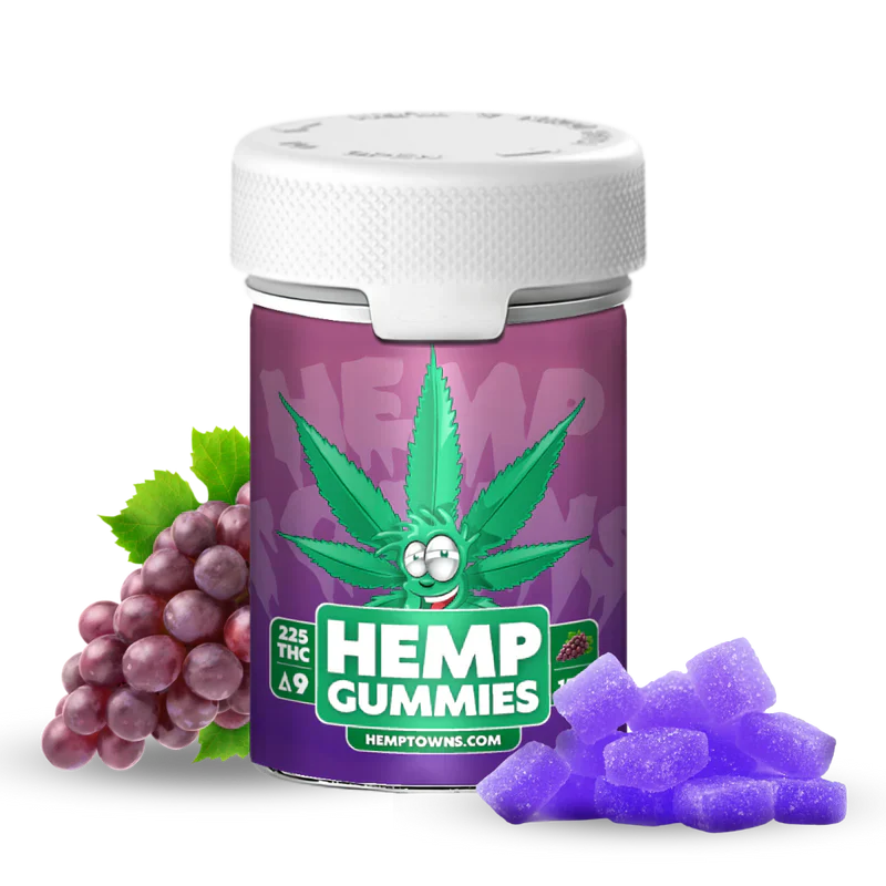 Hemptowns Delta 9 THC Gummies 225mg - 1350mg