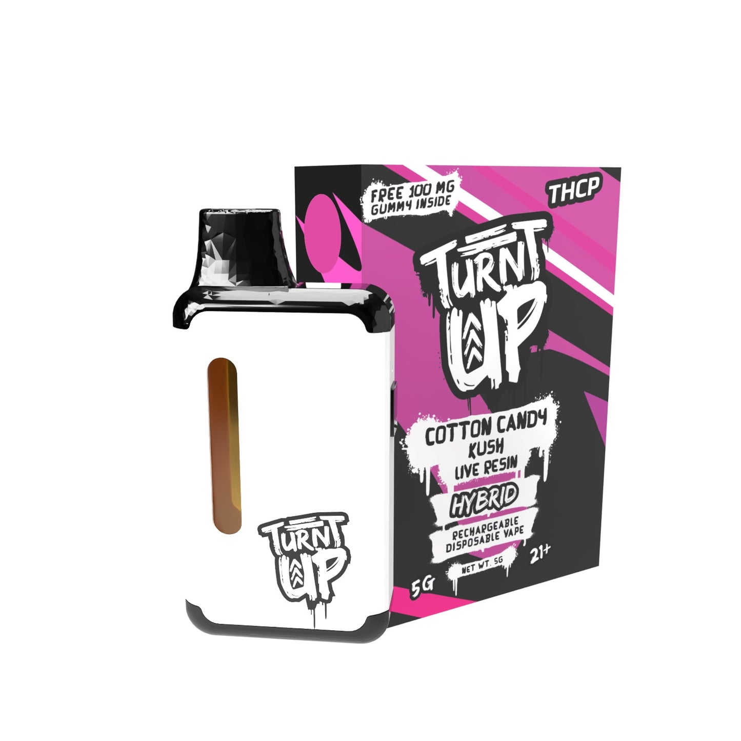 THC-P 5 Gram Disposable – Turnt Up (Limited Stock)