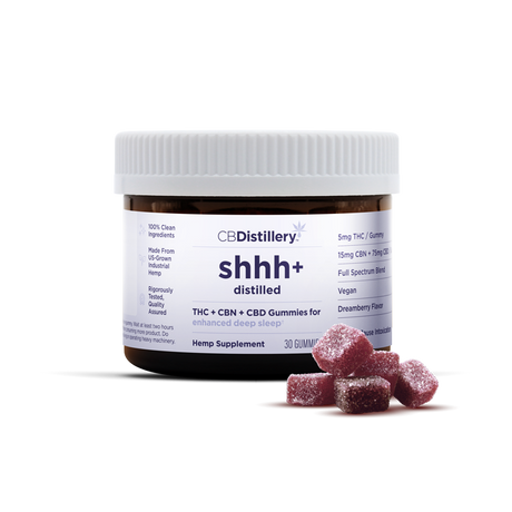 CBDistillery 5mg THC & 15mg CBN & 75mg CBD Enhanced Deep Sleep Gummies