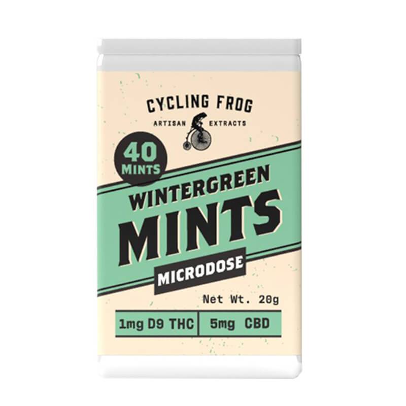 Cycling Frog | Wintergreen CBD + Delta 9 Microdose Mints - 240mg