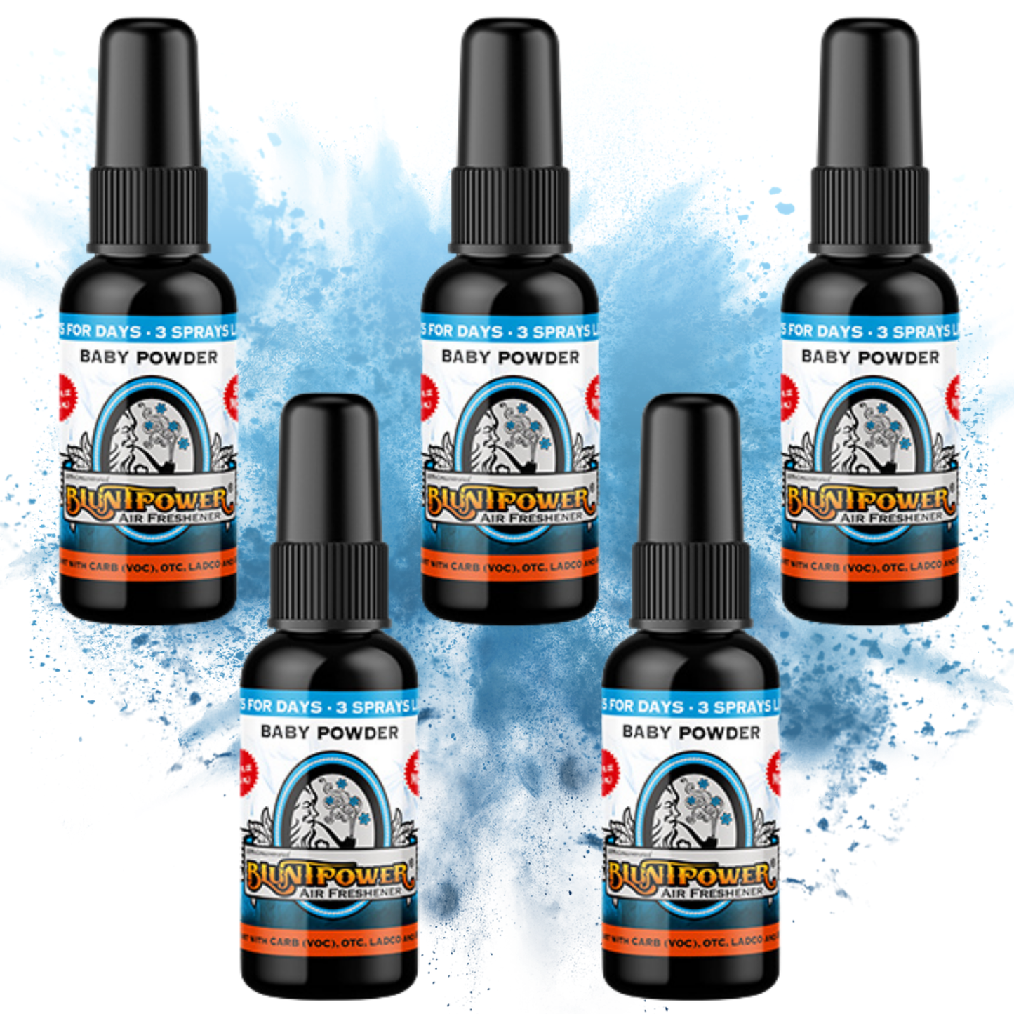 Baby Powder Odor Eliminator Spray