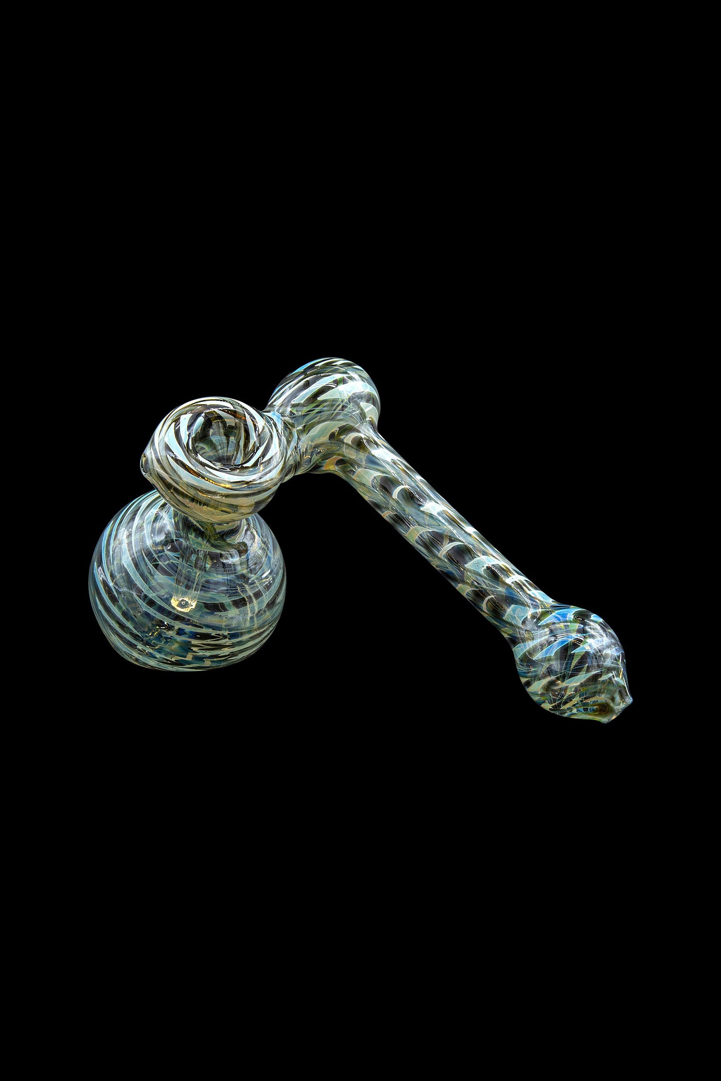 LA Pipes Fumed Sidecar Bubbler Pipe - The Colored Sidecar