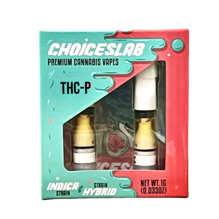 Choice Slab - Live Resin THC-P Carts - 1g - 2 in 1 Device