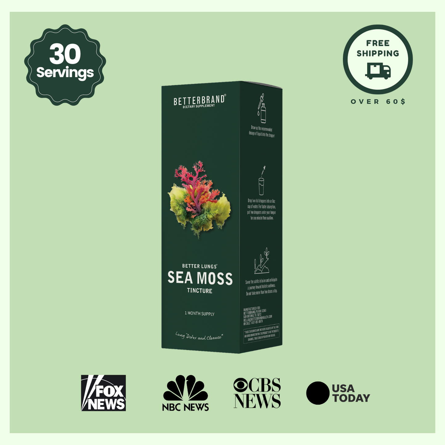 BetterLungs® Sea Moss Tincture