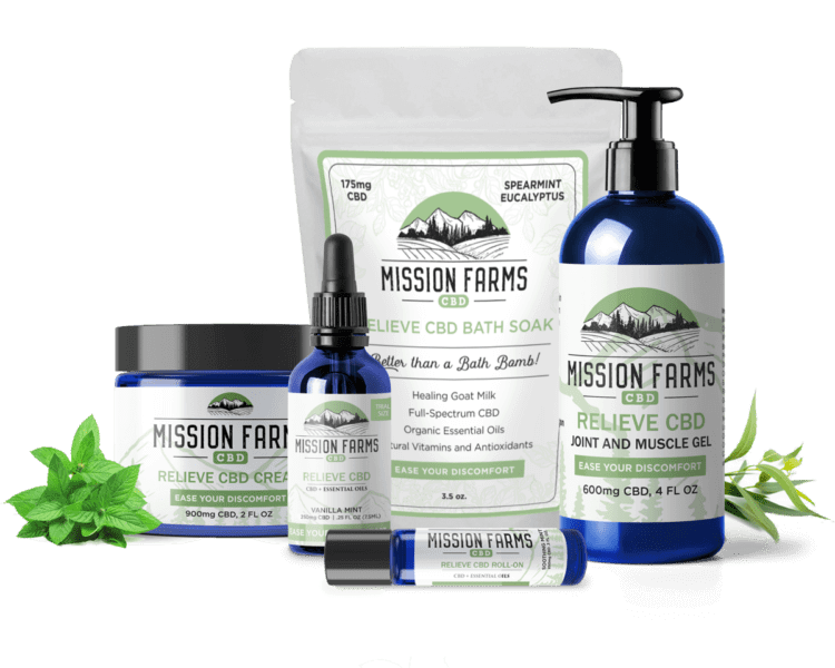 Mission Farms Relieve CBD Large Bath Bundle Best Sales Price - Bundles