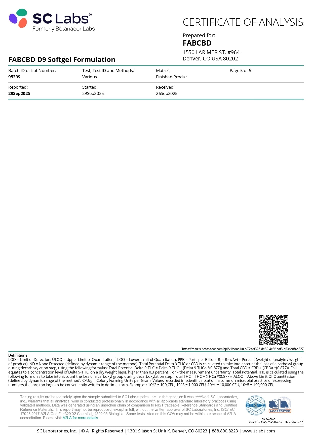 FAB Kites D9 THC Softgels (150mg)