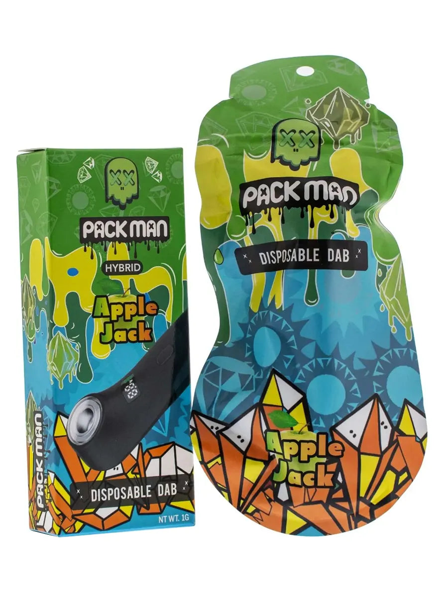 Apple Jack Pack Man THCA Disposable Dab 1G