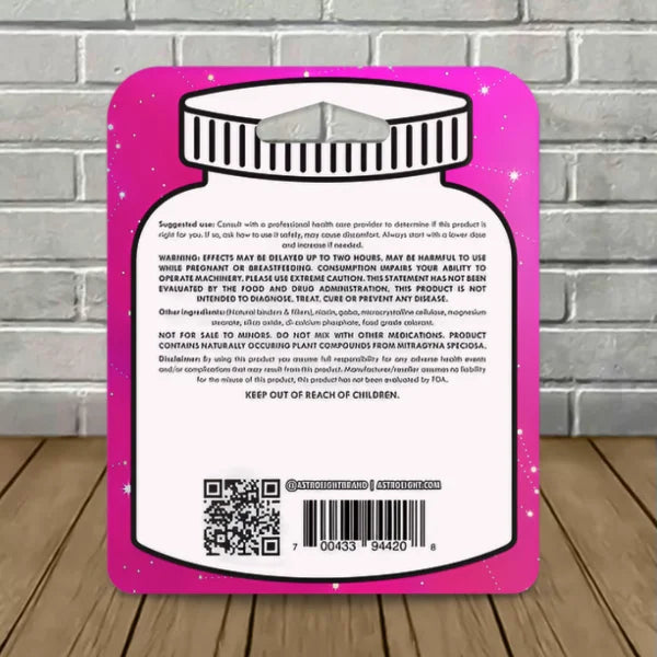Astro 7 Ch7ll P7ll 7-Hydroxymitragynine Extract Tablets 4ct