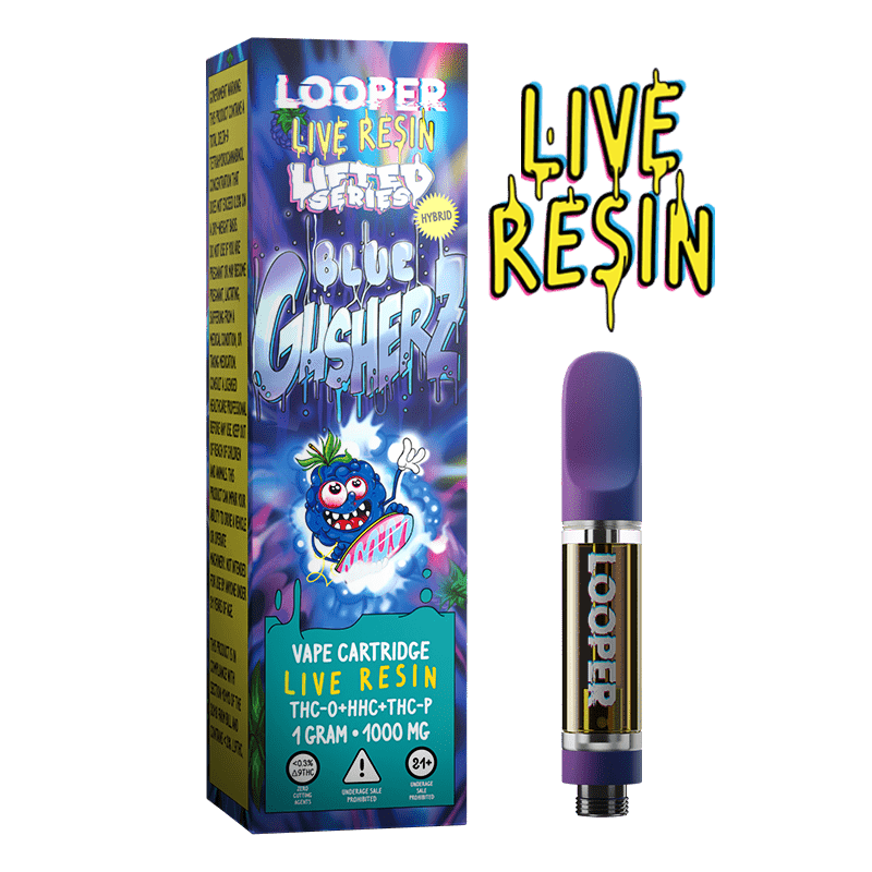 Looper Lifted Series 2g Cartridge: Blue Gusherz Best Sales Price - Vape Cartridges