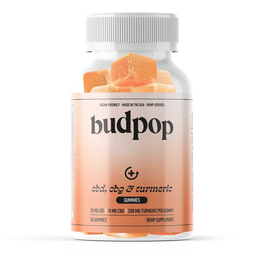 BudPop CBD + CBG Turmeric Gummies