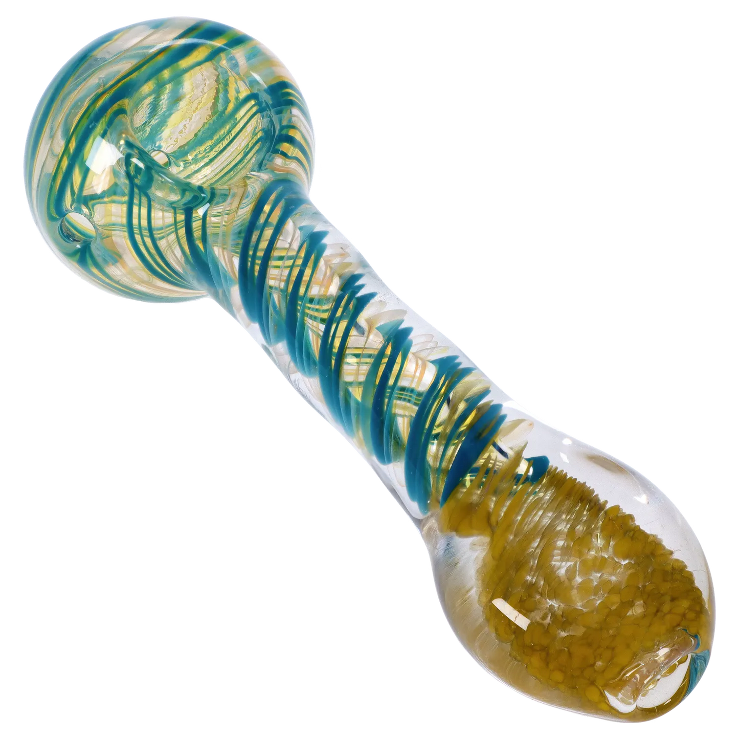 Dankstop Color Twisting Spoon Pipe - 3 in.
