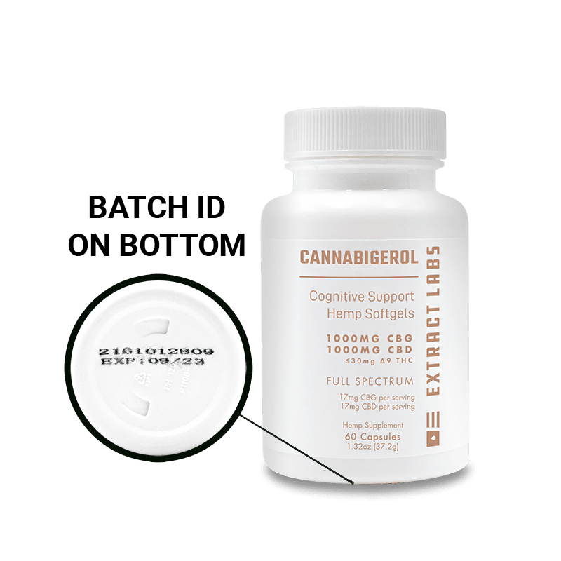 Extract Labs CBG Capsules | Cognitive Support