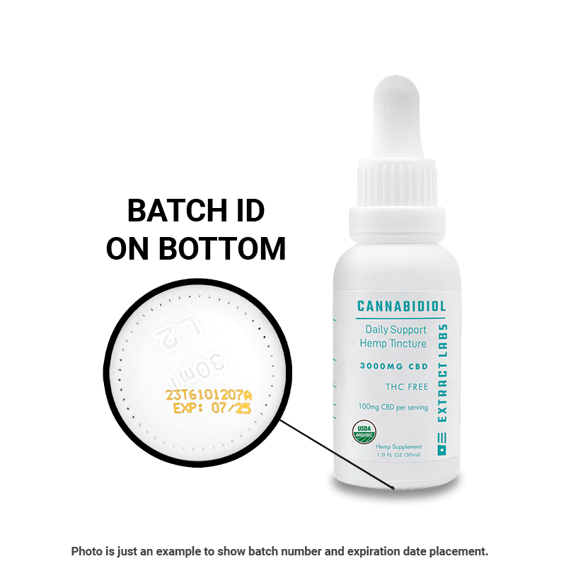 Extract Labs Organic CBD Isolate Oil | Daily Support