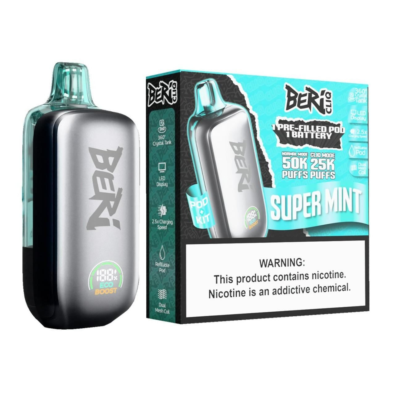 Beri Cliq Disposable Kit (50000 Puffs)