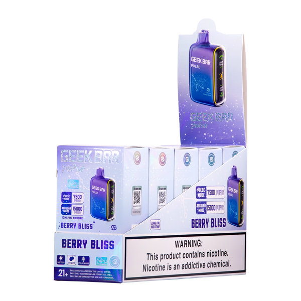 Berry Bliss Geek Bar Pulse 7500 Puffs Best Sales Price - Disposables