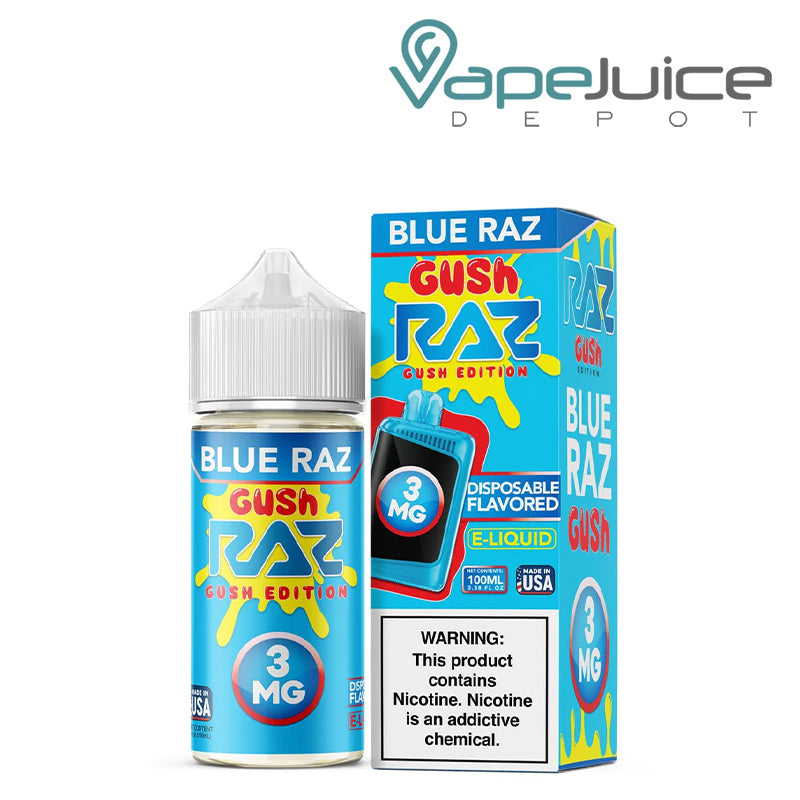 Blue Raz Gush Pod Juice x Raz 100ml