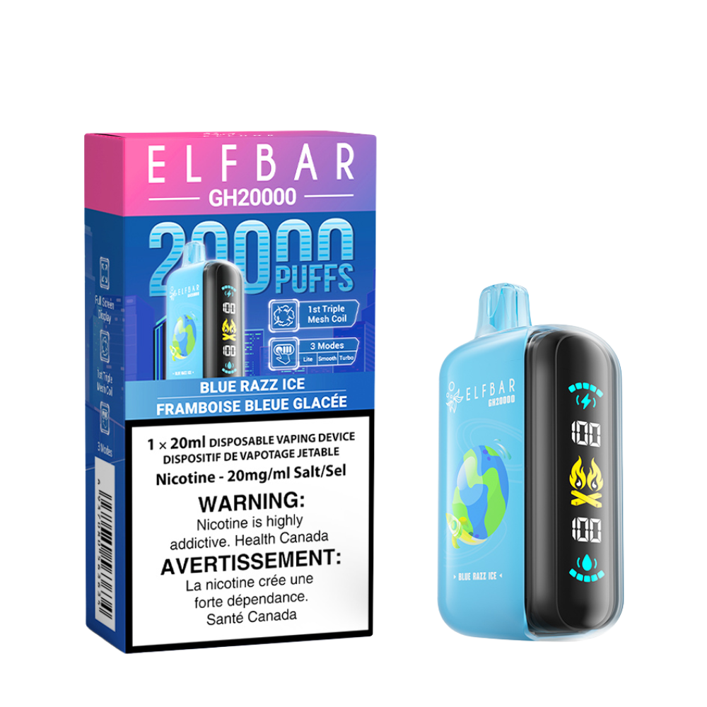 Blue Razz Ice Elf Bar GH20k Disposable Vape
