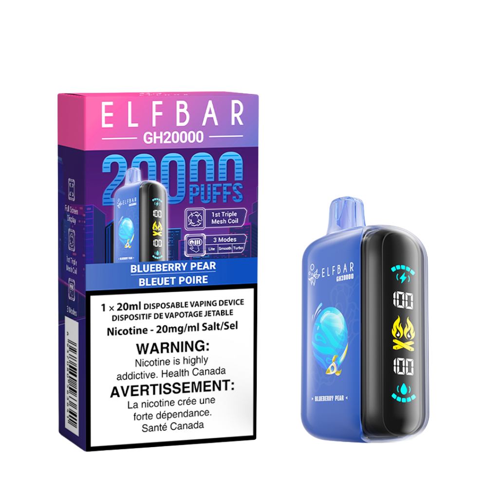 Blueberry Pear Elf Bar GH20k Disposable Vape