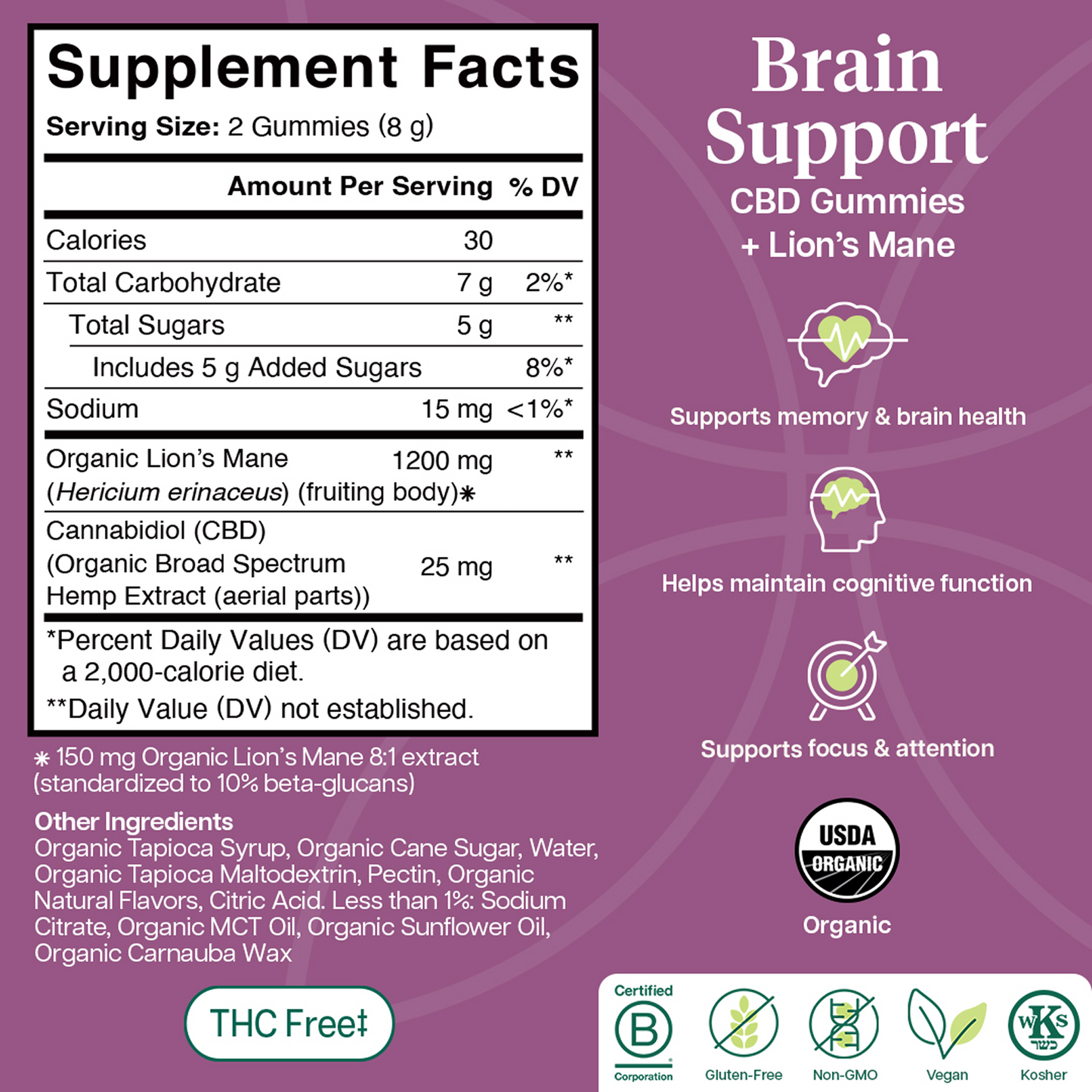 Charlotte's Web Brain Support CBD Gummies