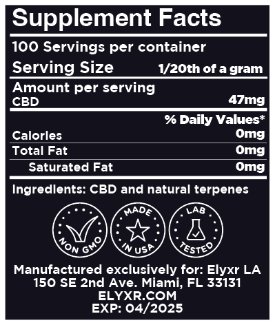 Elyxr CBD Dabs (Crumble) Best Sales Price - CBD