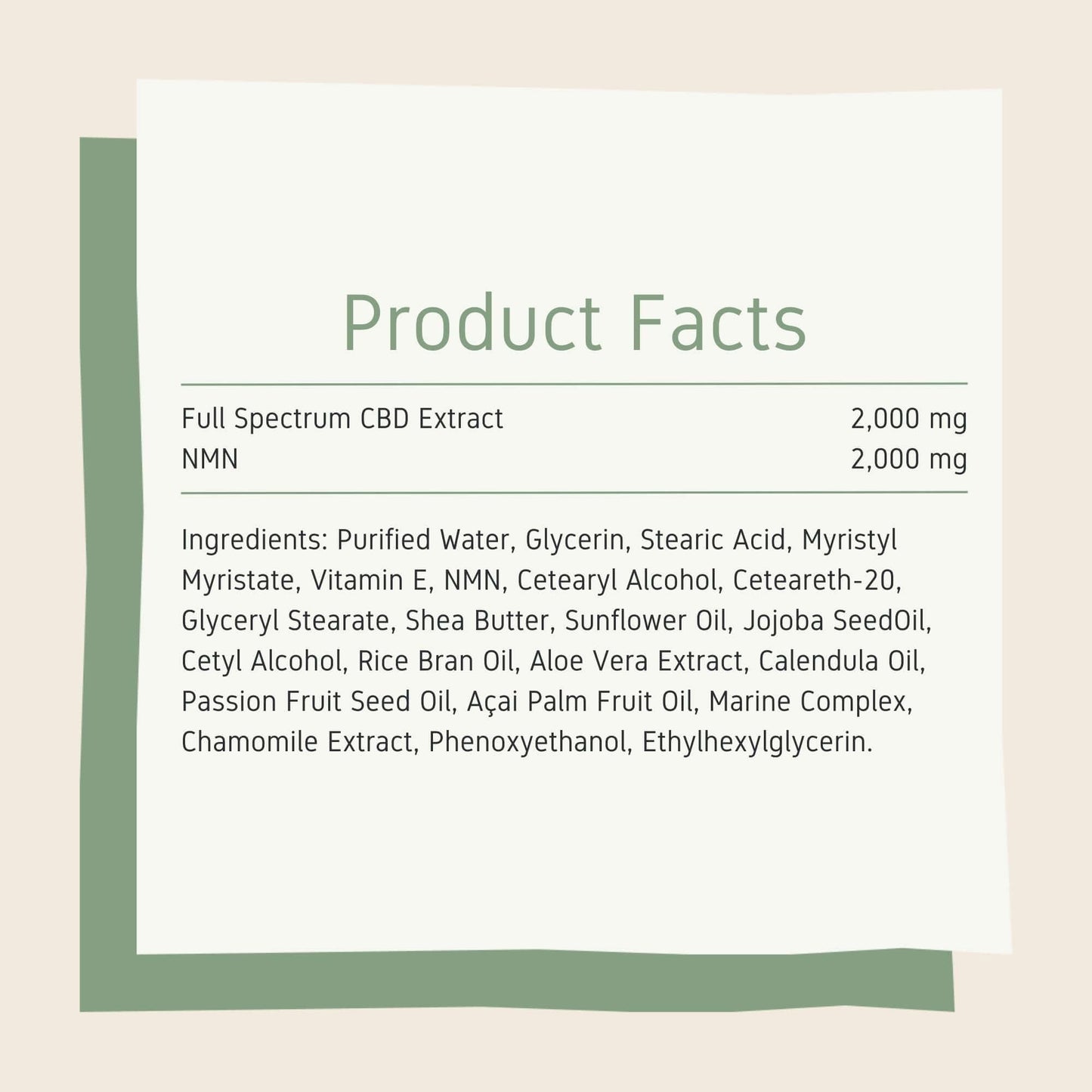 Neurogan CBD + NMN Cellular Repair Serum